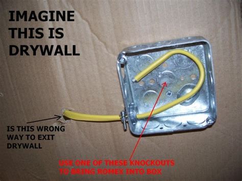 can junction boxes be behind drywall|extending romex behind drywall.